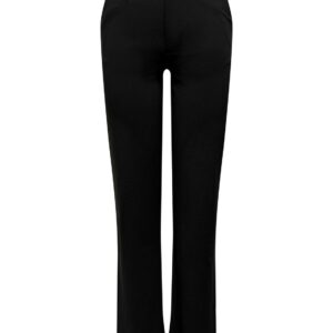 Shop Jacqueline De Yong Women’s Black Trousers 15266403 at Brands Seekers