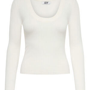 Shop Jacqueline De Yong Women’s White Knitwear 15266063 at Brands Seekers