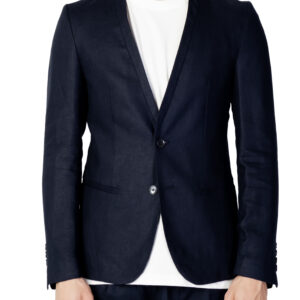 Shop Antony Morato Men’s Blue Blazer MMJA00470-FA800000 at Brands Seekers