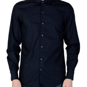 Shop Antony Morato Men’s Blue Shirt MMSL00628-FA400078 at Brands Seekers