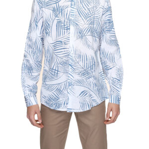 Shop Antony Morato Men’s Blue Shirt MMSL00631-FA430600 at Brands Seekers
