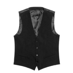 Shop Antony Morato Men’s Black Gilet MMVS00009-FA600255 at Brands Seekers