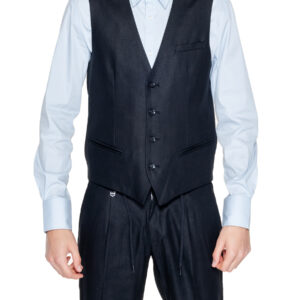 Shop Antony Morato Men’s Black Gilet MMVE00094-FA800126 at Brands Seekers