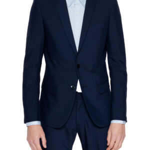 Shop Antony Morato Men’s Blue Blazer MMJS00032-FA600255 at Brands Seekers