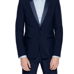 Shop Antony Morato Men’s Blue Blazer MMJS00034-FA600255 at Brands Seekers
