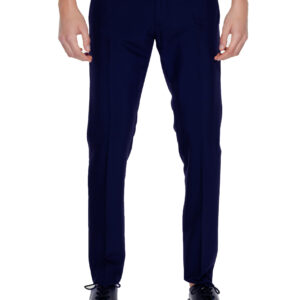 Shop Antony Morato Men’s Blue Trousers MMTS00027-FA600255 at Brands Seekers