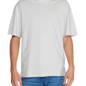Shop Jack & Jones Men’s Beige T-Shirt 12249319 at Brands Seekers