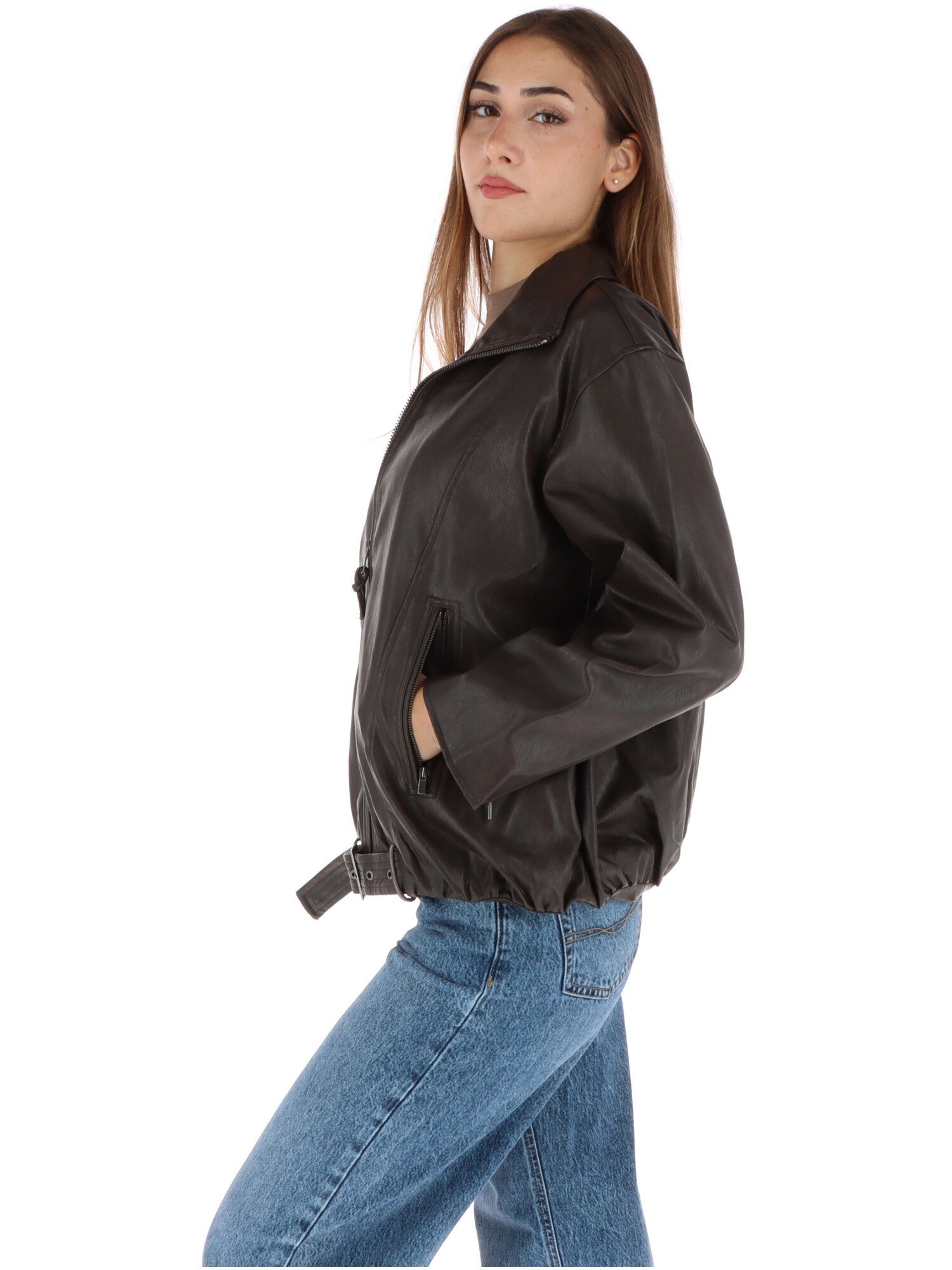 Pepe Jeans PL4024525 brun kavaj för kvinnor