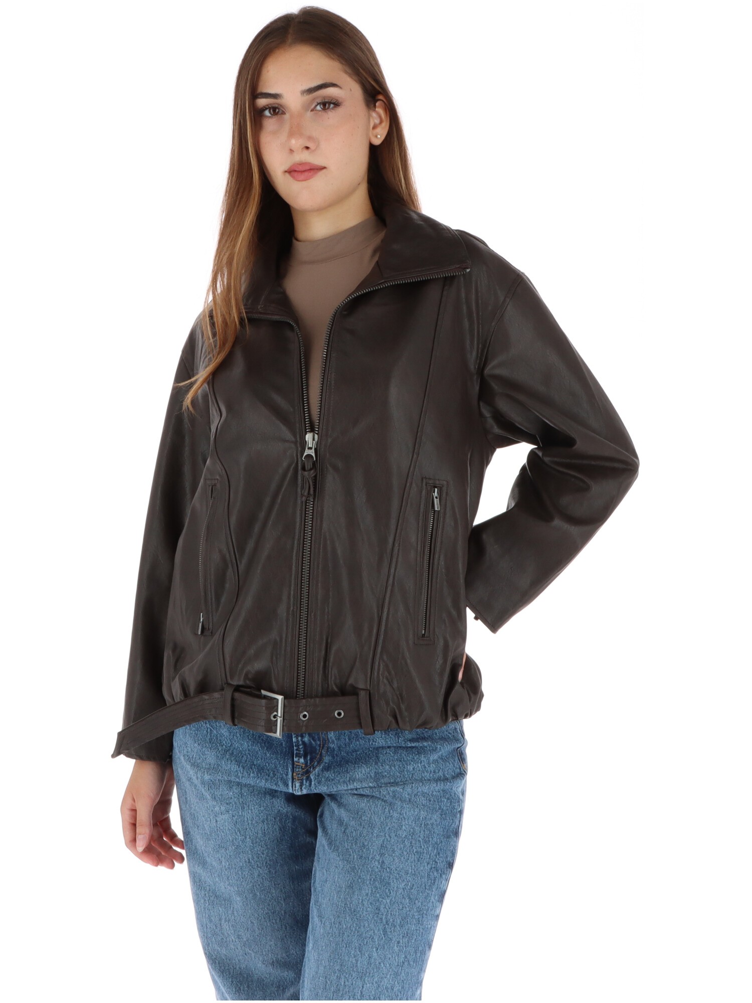 Pepe Jeans PL4024525 brun kavaj för kvinnor