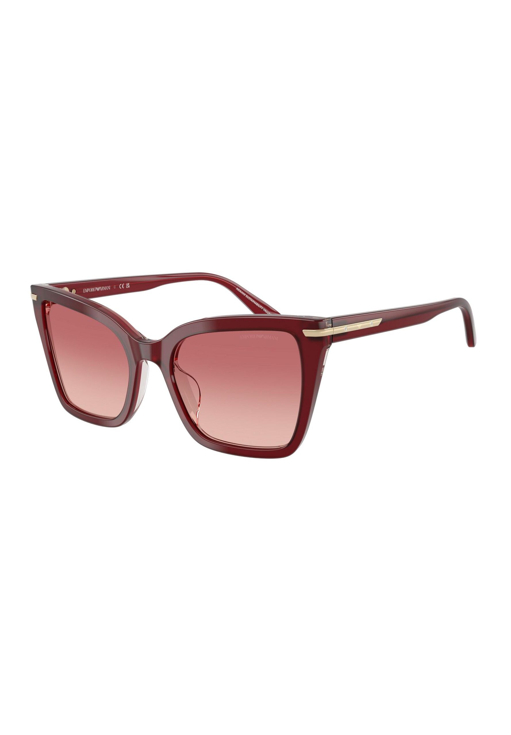 Emporio Armani Bordeaux zonnebril voor dames 2475583
