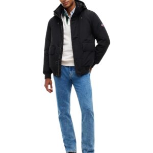 Shop Tommy Hilfiger Jeans Men’s Black Jacket TJM CITY READY BOMBE at Brands Seekers