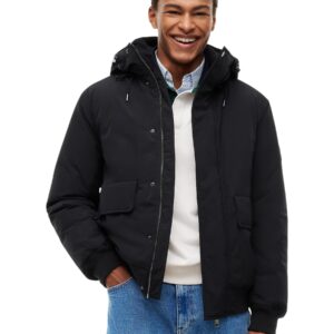 Shop Tommy Hilfiger Jeans Men’s Black Jacket TJM CITY READY BOMBE at Brands Seekers