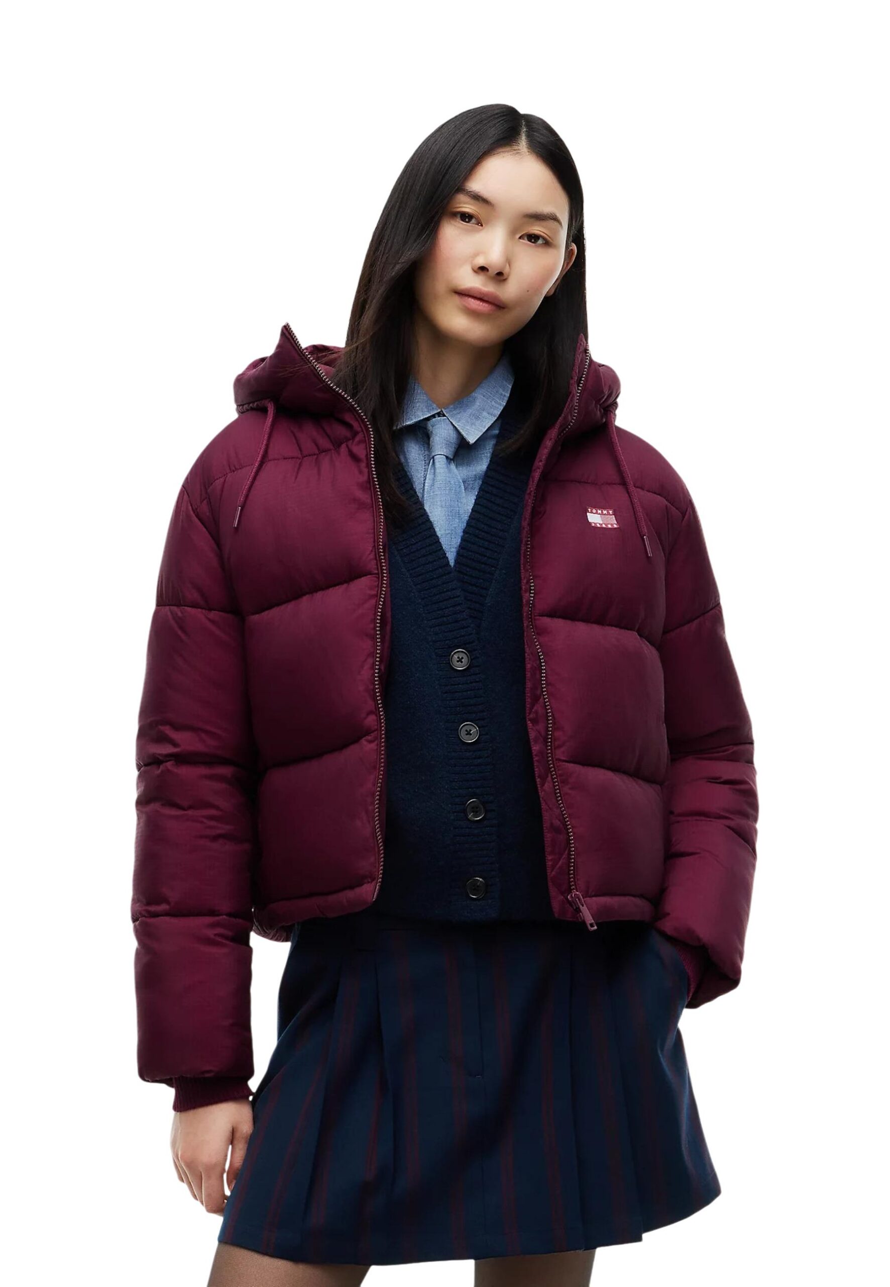 Tommy Hilfiger Jeans TJW HOODED PUFFER JA Әйелдер курткасы