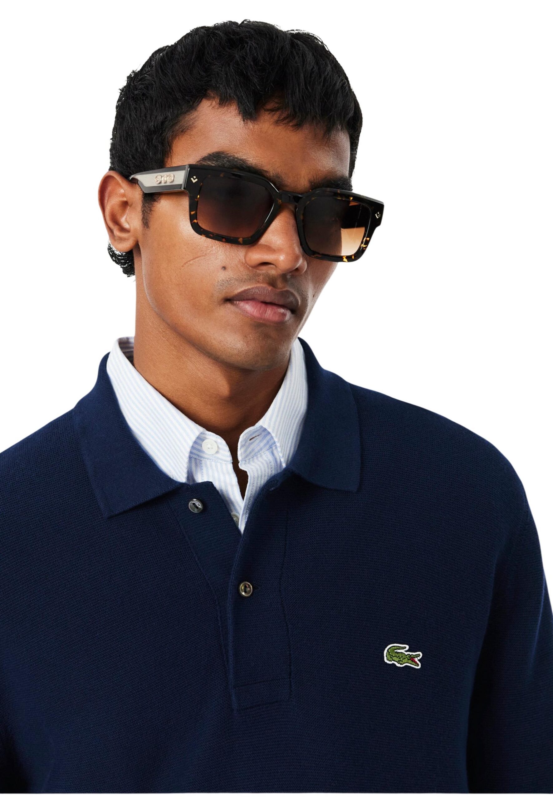 Lacoste PULLOVER Pakaian Rajutan Biru Lelaki | Brands Seekers
