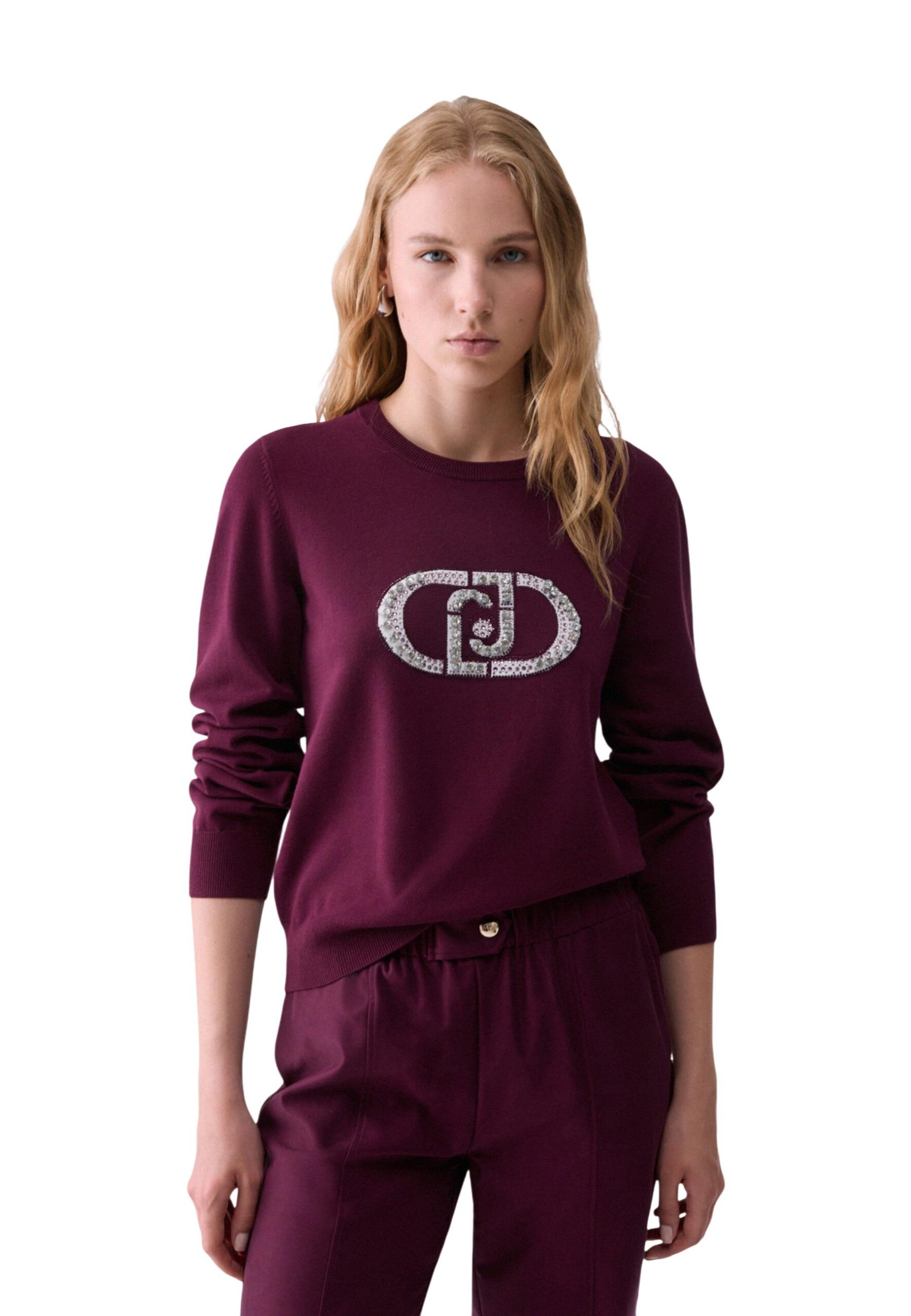 Shop Liu Jo Women’s Bordeaux Sweater at Brands Seekers
