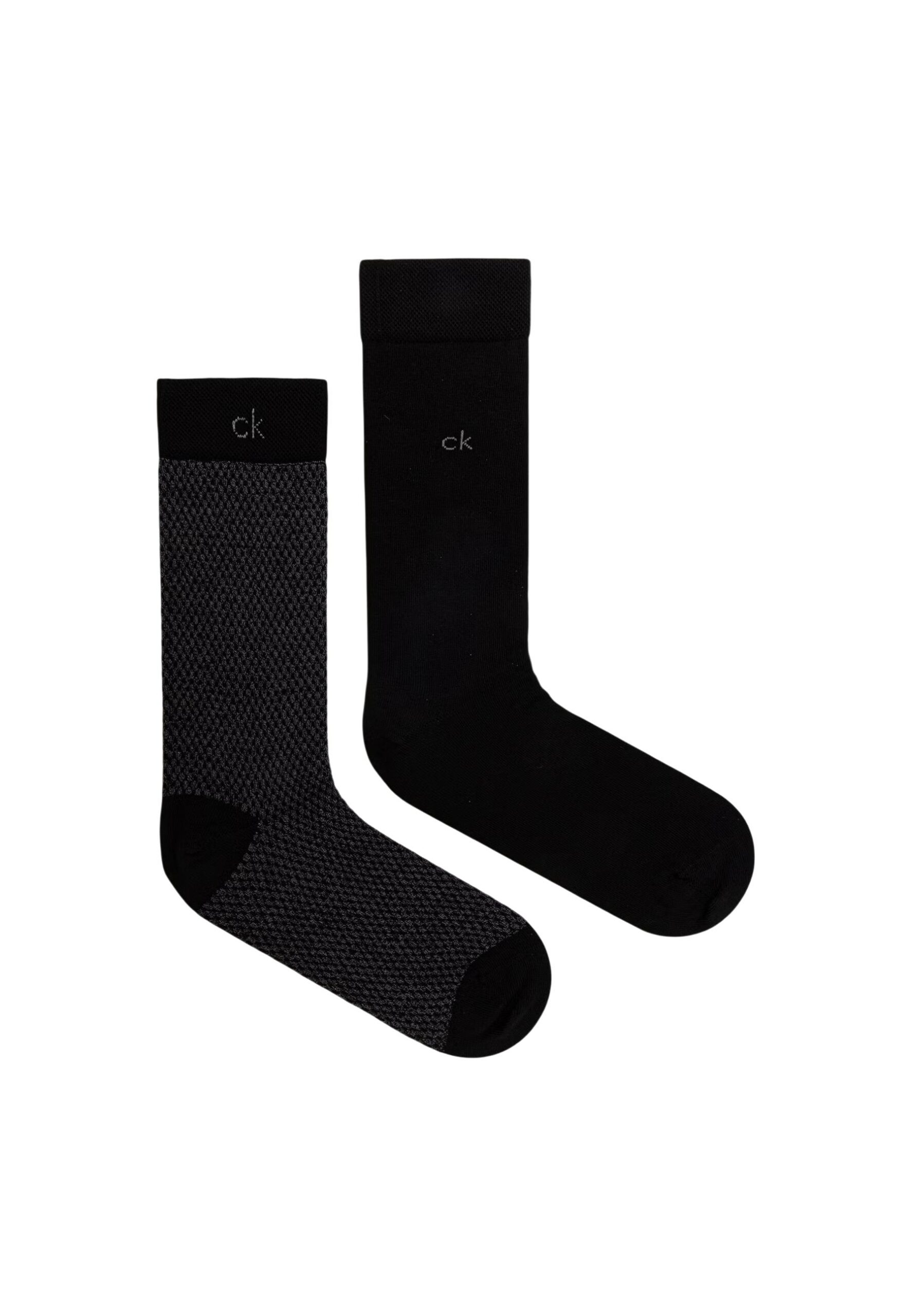 Shop Calvin Klein Jeans Men’s Black Underwear Men’s SOCK 2P MOULINE at Brands Seekers
