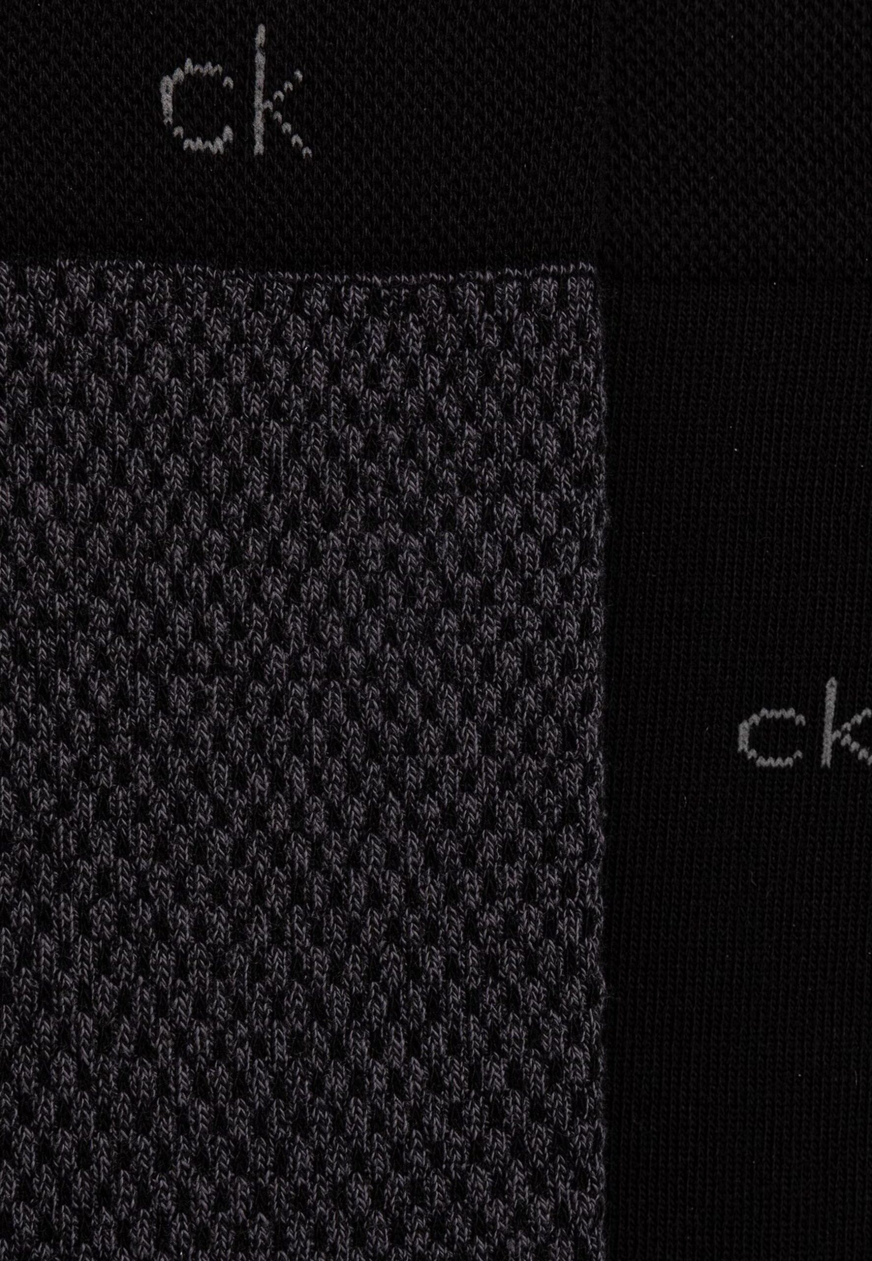 Shop Calvin Klein Jeans Men’s Black Underwear Men’s SOCK 2P MOULINE at Brands Seekers