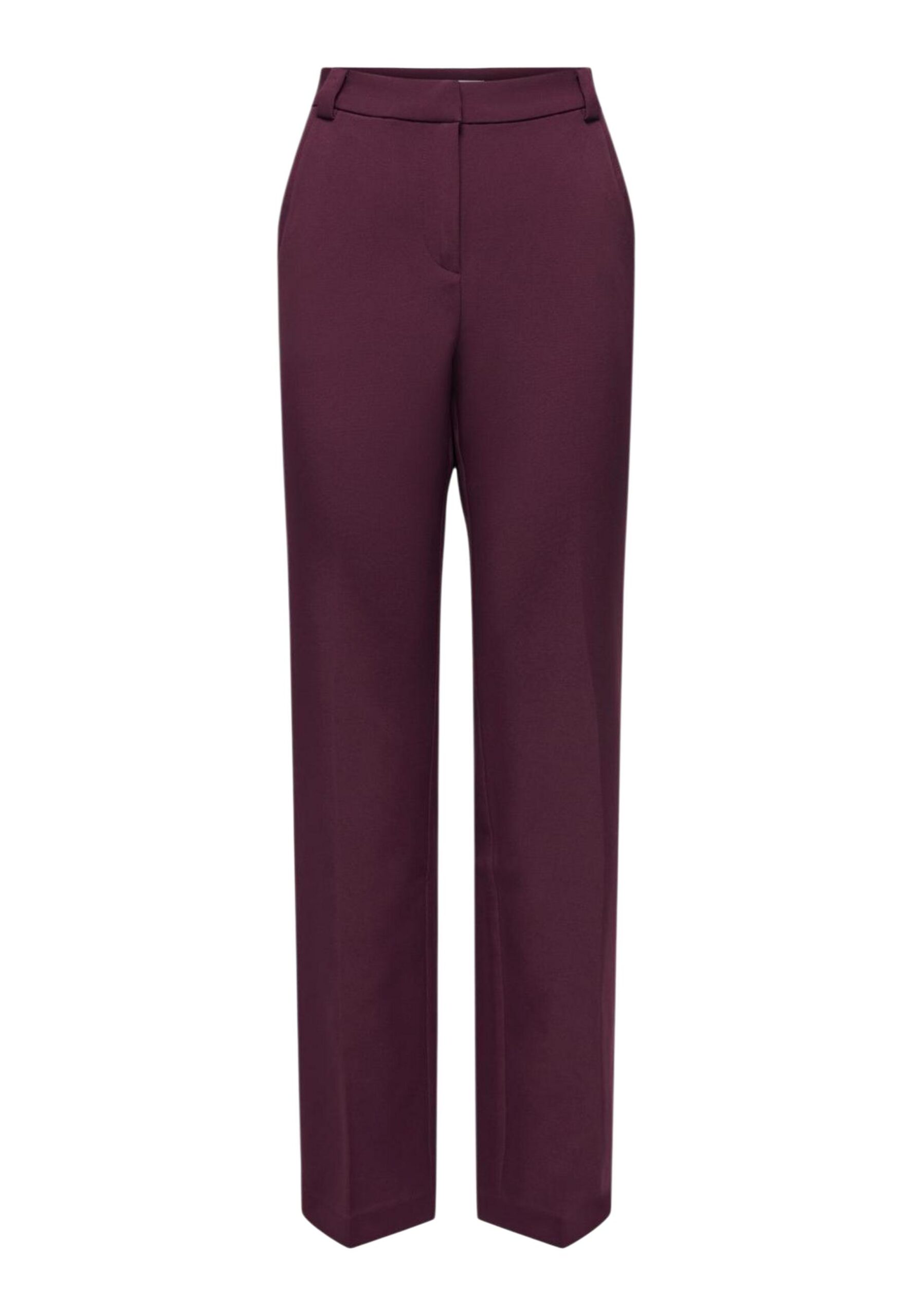 Only ONLASTRID HW FLARED PANT 女士波尔多长裤