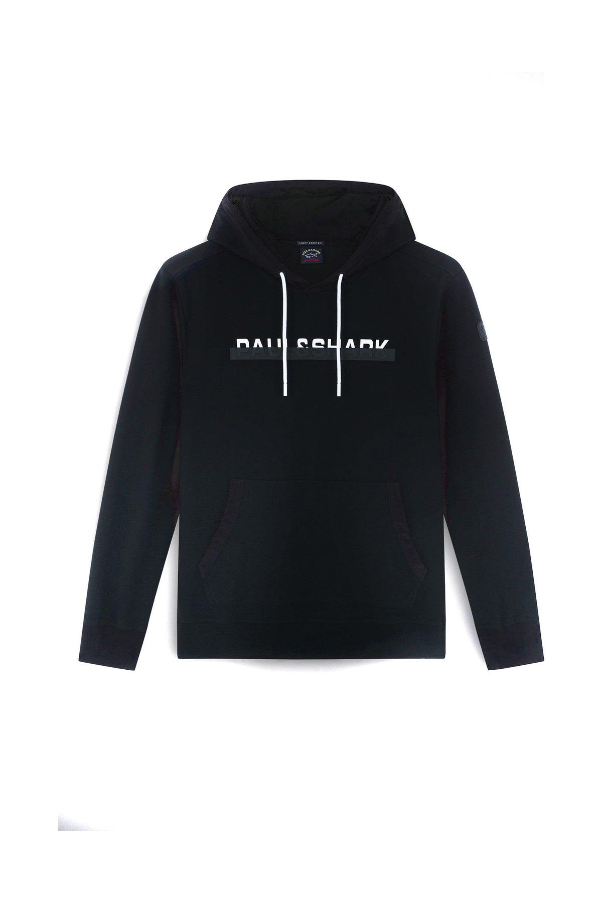 Sweatshirt Leher Kru Kapas Hitam Lelaki Paul & Shark