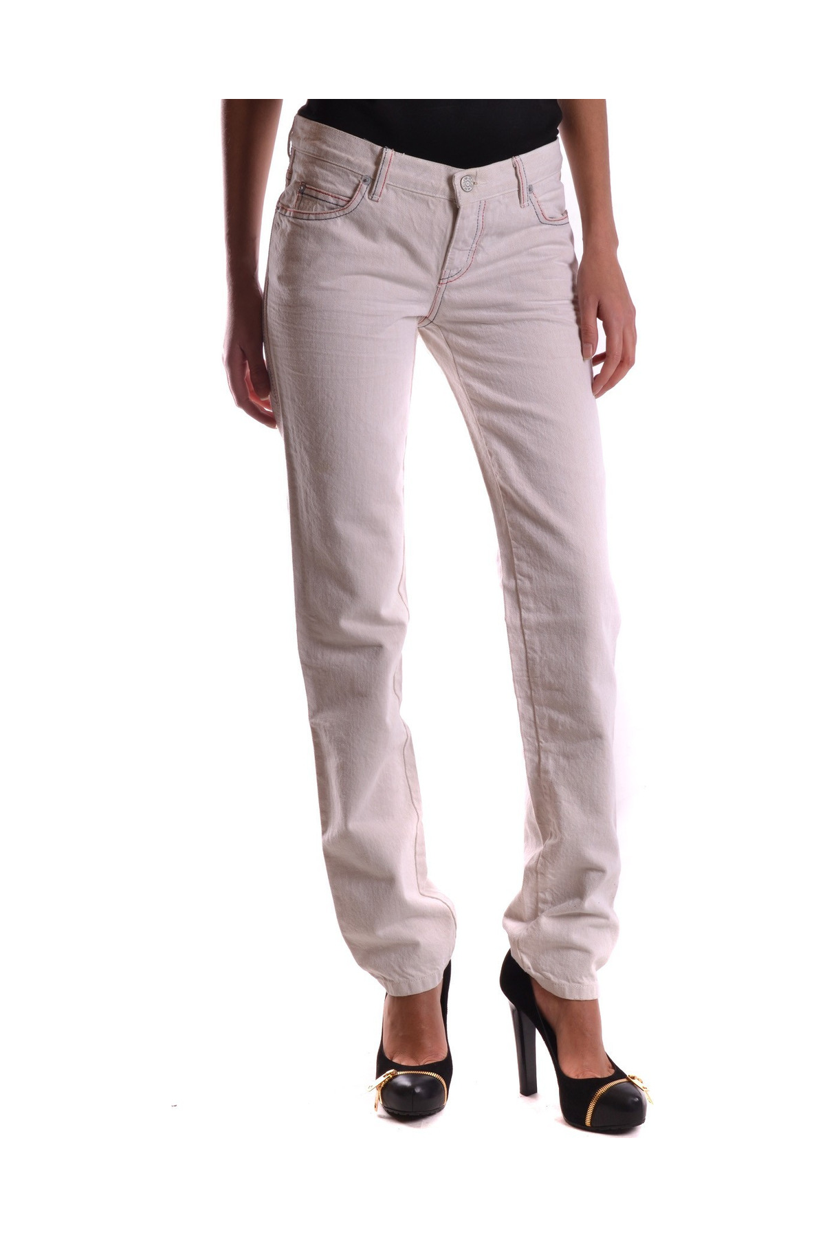 Alexander Mcqueen Kvinner Hvite Jeans 489325 | Brands Seekers