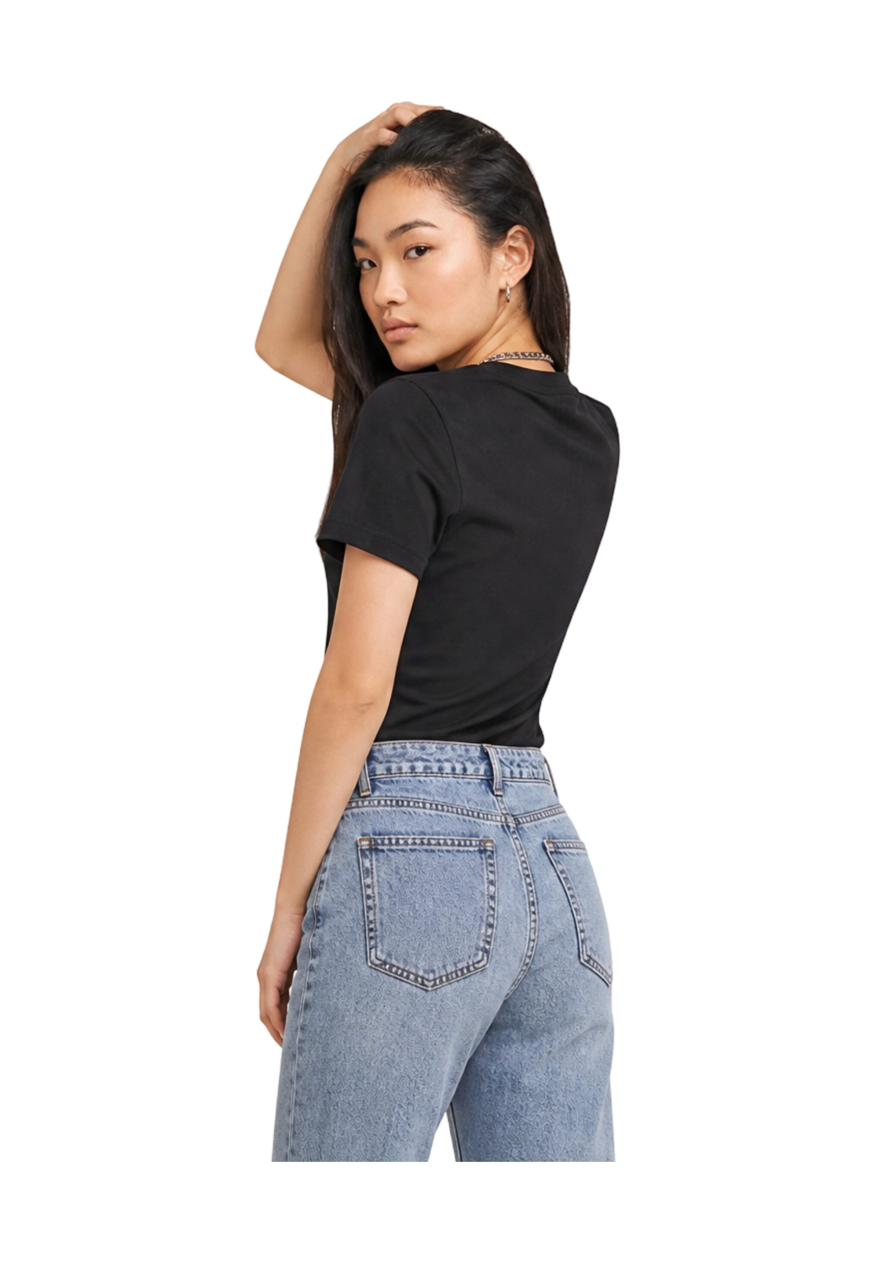 Calvin Klein Dame Svart T-skjorte 519912 | Brands Seekers