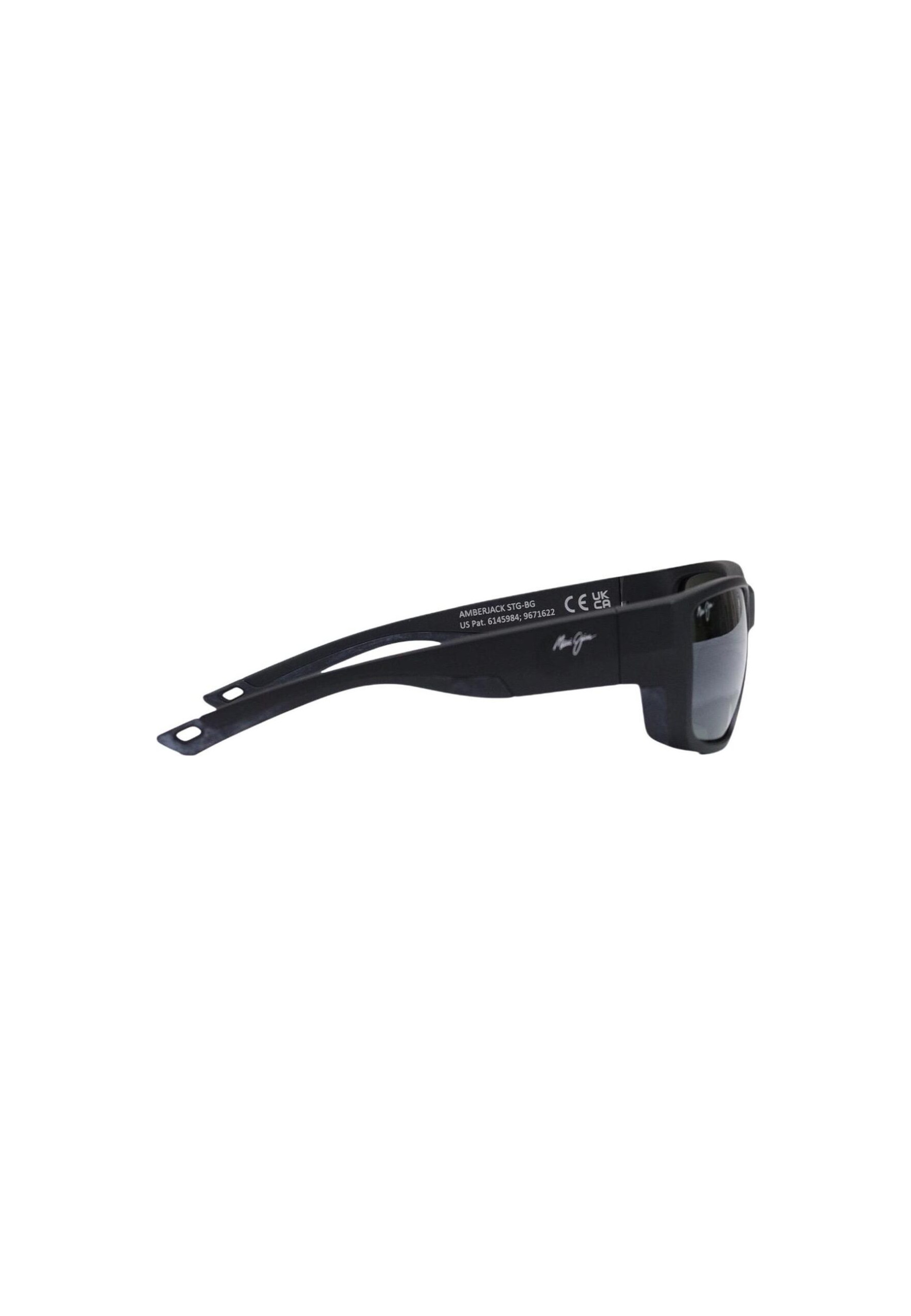 Óculos de sol cinza masculinos Maui Jim AMBERJACK