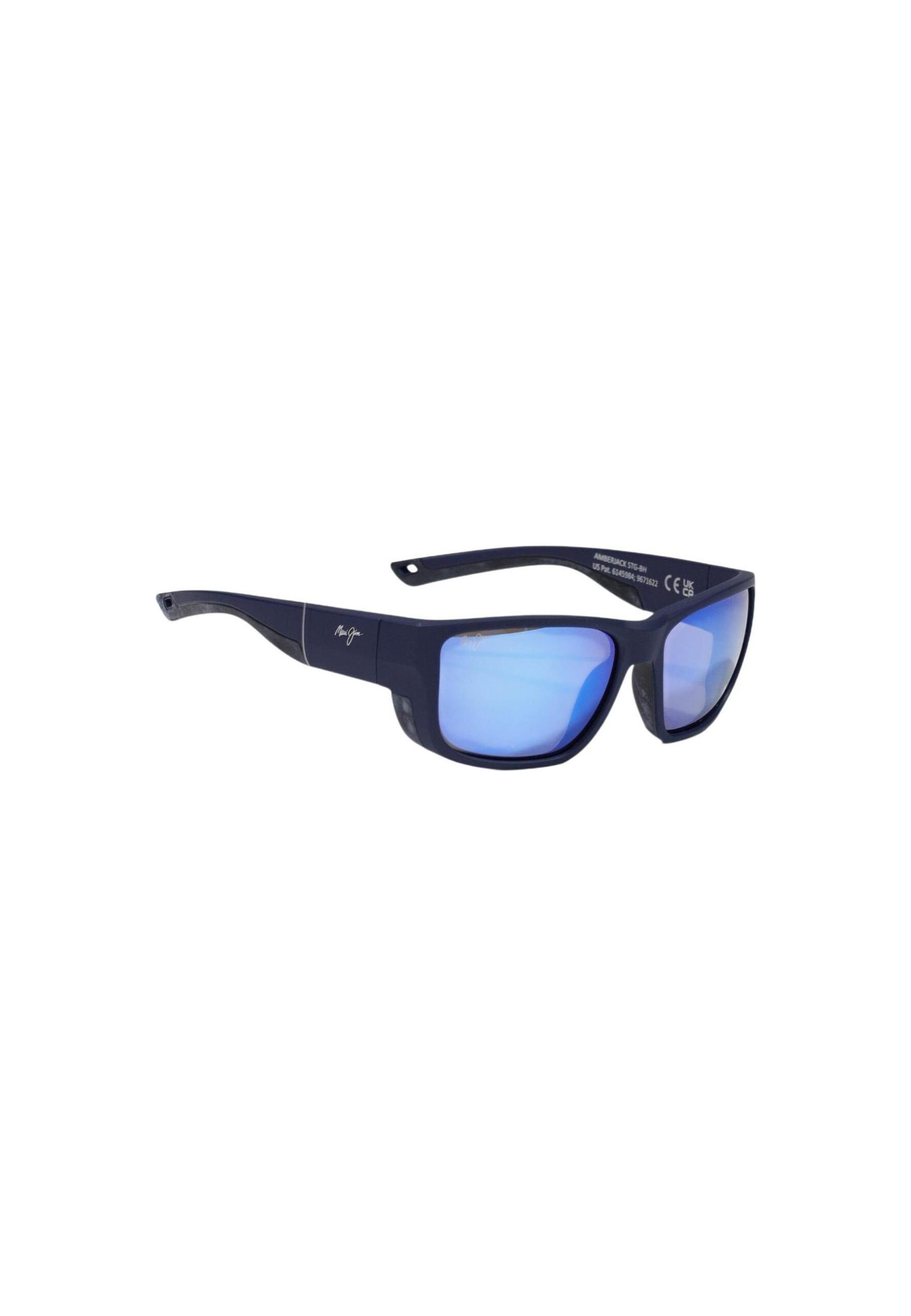 Óculos de sol azuis masculinos Maui Jim AMBERJACK