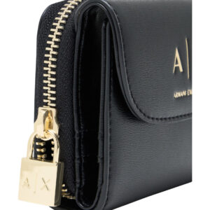 Shop Armani Exchange Women’s Black Wallet 2476024 at Brands Seekers