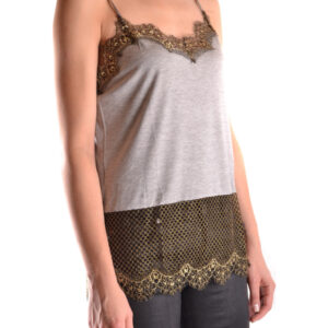 Shop Pinko Women’s Grey Tank-Top V at Brands Seekers