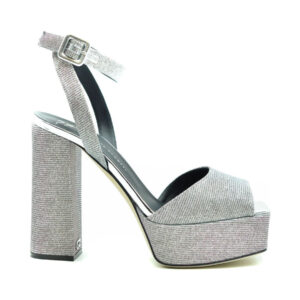 Shop Giuseppe Zanotti Women’s Silver Sandal V at Brands Seekers