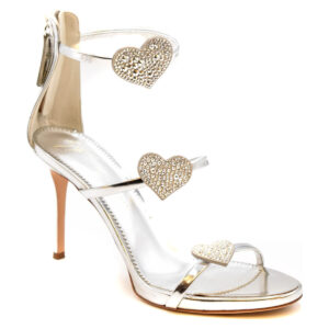 Shop Giuseppe Zanotti Women’s Silver Sandal B at Brands Seekers