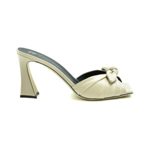 Shop Giuseppe Zanotti Women’s White Slipper V at Brands Seekers