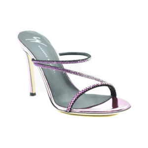 Shop Giuseppe Zanotti Women’s Pink Sandal V at Brands Seekers
